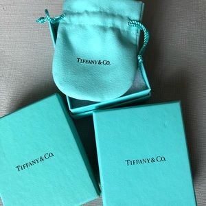 Tiffany boxes and bag